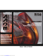 Boss Audio Systems RDS4100MP3 User Manual
