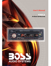 Boss Audio Systems 630CA User Manual