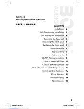 Boss Audio Systems 630U User Manual