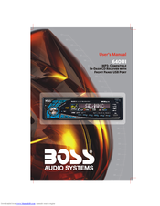 Boss Audio Systems 640UI User Manual