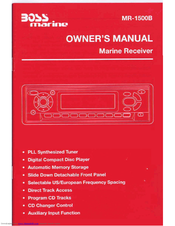Boss marine MR1500 User Manual