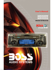 Boss marine MR2020W User Manual