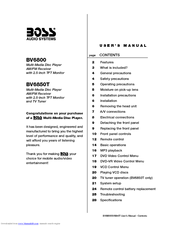 Boss Audio Systems BV6800 User Manual