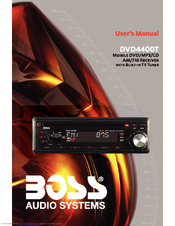 Boss Audio Systems DVD-4400T User Manual