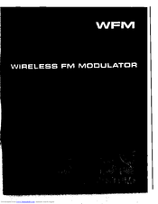 Boss Audio Systems WFM Instruction Manual