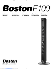Boston Acoustics E100 Installation Instructions Manual