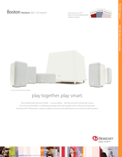 Boston Acoustics Horizon MCS 100 Specification Sheet