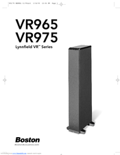 Boston acoustics Lynnfield VR965 
