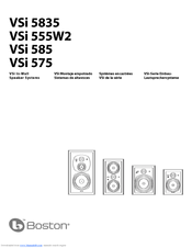 Boston Acoustics VSi 5835 Owner's Manual