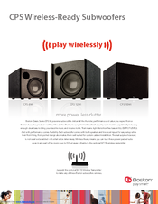 Boston Acoustics CPS 10Wi Specifications