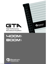 Boston Mobile Audio GTA-800m User Manual