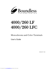 Boundless 4000/260 LF User Manual