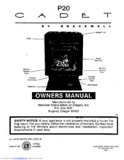 Breckwell Cadet P20FS Owner's Manual