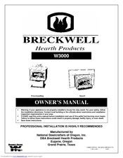 Breckwell W3000FS Owner's Manual