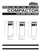 NuTone 1050 Use And Care Manual
