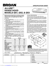 NuTone QS142 User Manual