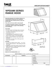 Best WPD29M Series Specification Sheet