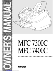 Brother MFC-7300C Owner's Manual
