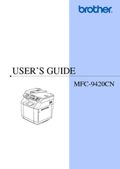 Brother MFC-9420CN User Manual
