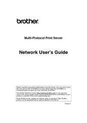 Brother 2700CN - HL Color Laser Printer Network User's Manual