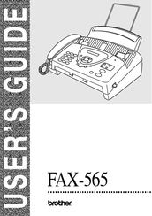 Brother FAX-565 User Manual