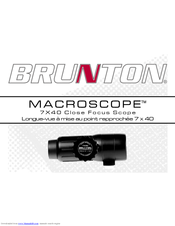 Brunton Macroscope User Manual