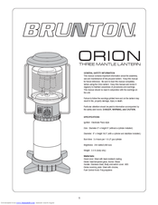 Brunton Orion User Manual