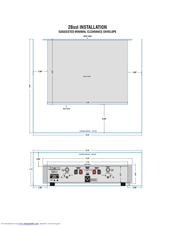 Bryston C Series 2B SST Exterior Dimensions