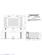 Bryston C Series 3B SST Exterior Dimensions