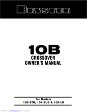 Bryston 10B-STD Owner's Manual