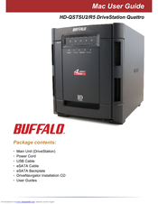 Buffalo HD-QSTSU2/R5 DriveStation Quattro Mac User Manual
