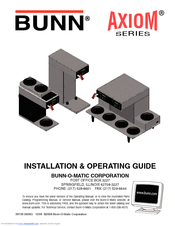 Bunn Axiom Dv Aps Manuals Manualslib