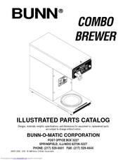 Bunn COMBO BREWER Illustrated Parts Catalog