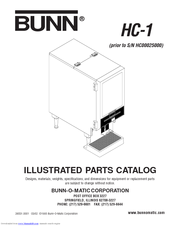 Bunn HC-1 Illustrated Parts Catalog