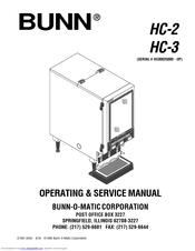 Bunn HC-2 Operating & Service Manual