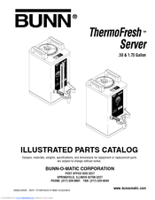 Bunn ThermoFresh SERVER Illustrated Parts Catalog