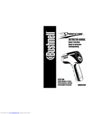 Bushnell Speedster 10-1907 Instruction Manual