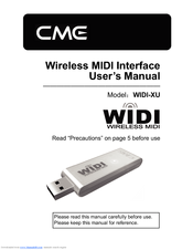 CME WIDI-XU User Manual