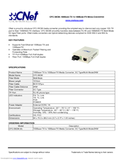 CNet CFC-30CM Specifications