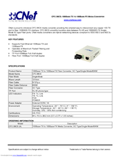 CNet CFC-36CS Specifications