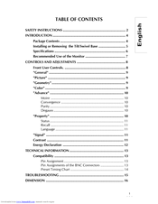 CTX PR960FL User Manual