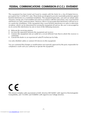 CTX X90 Operating Instructions Manual