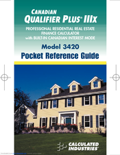Calculated Industries Canadian Qualifier Plus IIIx 3420 Pocket Reference Manual
