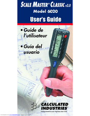 Calculated Industries SCALE MASTER CLASSIC 6020 User Manual