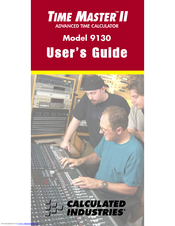 Calculated Industries 9130 User Manual
