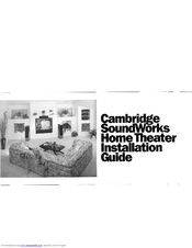 Cambridge Soundworks HomeTheater Installation Manual