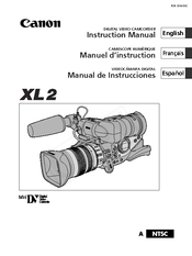 Canon XL 2 Instruction Manual