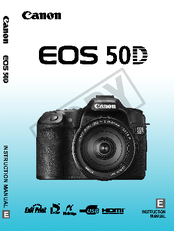 Canon Eos 50d Manuals Manualslib