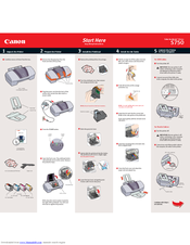 Canon Color Bubble Jet S750 Setup Instructions