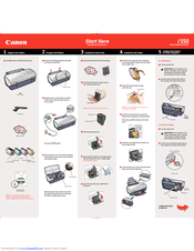 Canon Color Bubble Jet i550 Setup Instructions